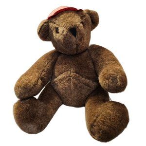 Vermont Teddy Bear Co Jeremiah Pockets Fully Jointed Brown Bear with Tags